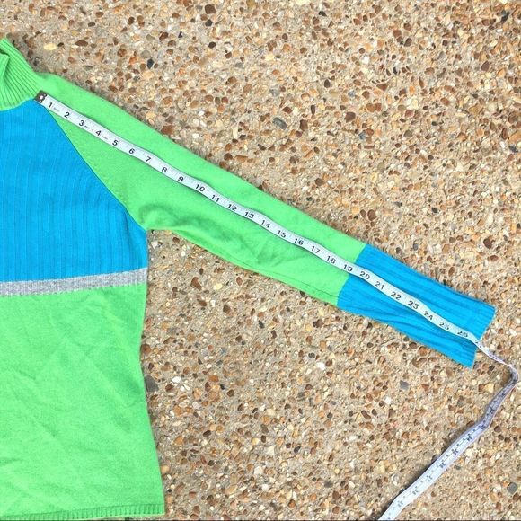 Magaschoni 100% cashmere colorblock soft Sweater M - Picture 5 of 7